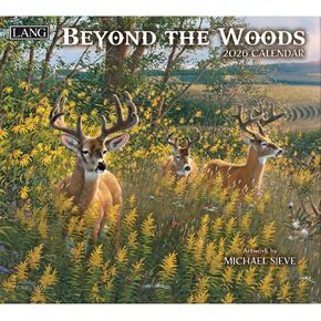 Lang Companies, Beyond the Woods 2026 Wall Calendar by Michael Sieve, 13.4'' X 12'', 12-Month Calendar with Stapled Binding