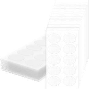 600 Pcs Ear Stickers Ear Lobe Support Patches for Earrings Clear Earring Stickers Earlobe Support Enhancers Ears Care Products for Torn or Stretched Earlobes 2.76 × 1.57 Inches Polyethylene
