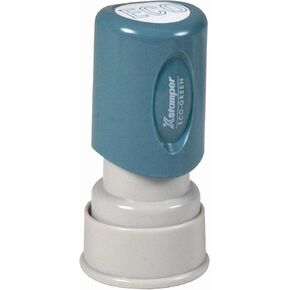 Xstamper Pre-Inked Custom Stamp N32 5/8" Round