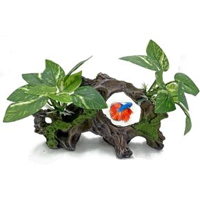 Fish Tank Decor Aquarium Betta Fish Tank Cave Decorations Aquarium Decoration Ornaments Accessories Betta Leaf pad Hammock