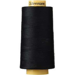Gutermann Natural Cotton Thread Solids, 3281-Yard, Black