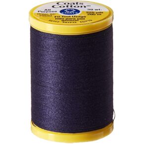 Coats Thread & Zippers S970-4900 General Purpose Cotton Thread, 225 yd., Navy