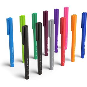 TRU RED Staples Pen Permanent Markers, Ultra Fine Tip, Assorted, 36/Carton (TR54531VS)