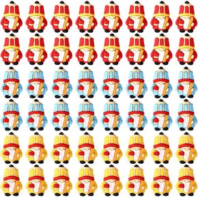48pcs Miniature Back to School Gnomes Set, 3 Colors PVC Material Tiny Small Gnomes Mini Back to School Decorations for Classroom Decoration Teacher Appreciation Gifts Hide and Seek