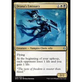 Magic The Gathering - Drana's Emissary (210/274) - Battle for Zendikar