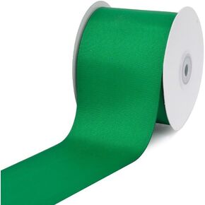 Creative Ideas 3" Solid Grosgrain Ribbon, 25 yd, Emerald Green