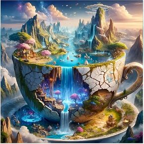 GQYCZZ Dragon Diamond Art Kits for Adults, Full Drill Tiger Diamond Dots Paintings for Beginners, Round 5D Animal Paint with Diamonds Pictures Gem Art Painting Kits DIY Crafts Kit 14x14in