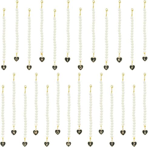 Stiesy 12 Pcs Water Cup Charms Sets Alloy Enamel Fruit Charms with Acrylic Love Beads Pendant Decoration Name Letter Water Bottle Handle Decor in Kuwait