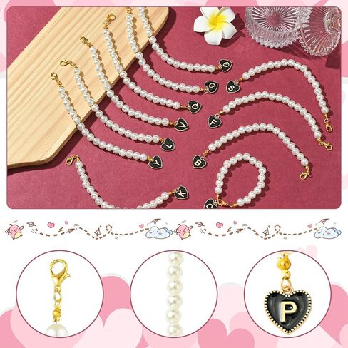 Stiesy 12 Pcs Water Cup Charms Sets Alloy Enamel Fruit Charms with Acrylic Love Beads Pendant Decoration Name Letter Water Bottle Handle Decor in Kuwait