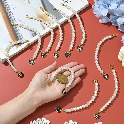 Stiesy 12 Pcs Water Cup Charms Sets Alloy Enamel Fruit Charms with Acrylic Love Beads Pendant Decoration Name Letter Water Bottle Handle Decor in Kuwait