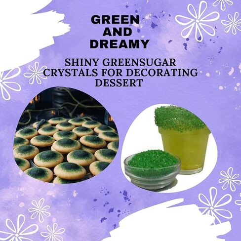 Jellybeans Food Sanding Sugar - Sparkly Sugar Crystals - Sanding Sugar For Cake & Cookies - Special Sanding Sugar - Grains Decorative Sanding Sugar (Blue, 1 LB) in Saudi Arabia