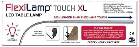 Americanails FlexiLamp Touch XL - LED Table Desk Lamp - Removable Clamp - Adjustable Lighting for Nail Stations - Manicure Table Light - Flexible Arm – 3 Brightness Levels - Touch Sensor - 400 Lumens in Saudi Arabia