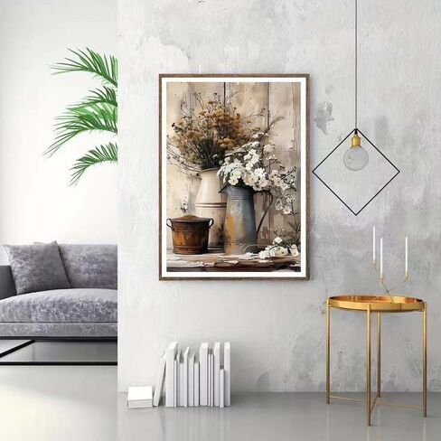 LILEIDECO Diamond Painting Kits for Adults DIY 5D Diamond Art Paint with Round Diamonds Full Drill Gem Art Yellow Flowers Kit for Home Wall Decor Gifts 12x16inch in Saudi Arabia
