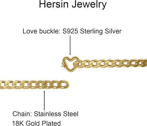 مجموعة سوار هيرسين دائمة - قفل سوار القلب ديي مجموعة للأزواج والأصدقاء والأسرة - مجوهرات فريدة من نوعها للذكرى السنوية in Kuwait