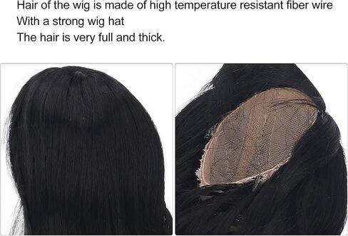 HEEPDD 1/3 BJD SD DOLL WIGS فقط ، 8-9 بوصة (من 21-24 سم) شعر مستعار طويل البشر دللي دلي in Kuwait