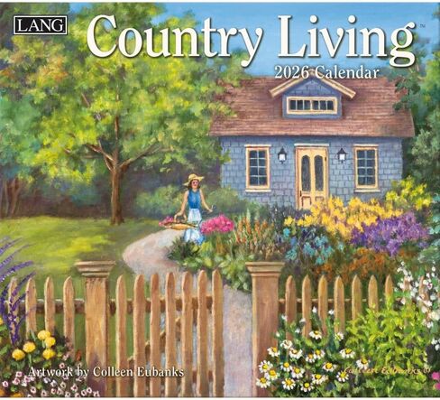 Lang Companies ، Country Living 2026 Wall Calendar by Colleen Eubanks ، 13.4 '× 12' '، تقويم لمدة 12 شهرًا مع ملزمة in Saudi Arabia