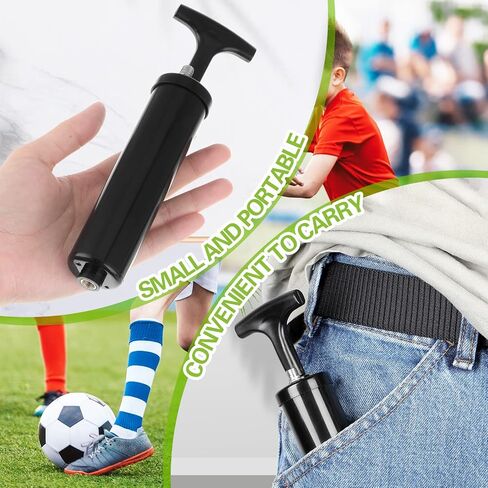 10 Pieces Ball Pump Bulk Air Pump for Inflatable Ball Soccer Pump with Needle Portable Hand Pump Inflator Kit, Nozzle for Basketball Soccer Volleyball Football Swimming Ring Inflatable Balls, Red in Saudi Arabia