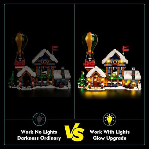ضوء متوافق مع مكتب بريد LEGO Santa ، إكسسوارات مجموعة الإضاءة متوافقة مع LEGO 10339 ، لا توجد نماذج فقط الضوء (إصدار RC تمت ترقيته) in Saudi Arabia