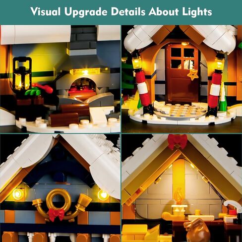 ضوء متوافق مع مكتب بريد LEGO Santa ، إكسسوارات مجموعة الإضاءة متوافقة مع LEGO 10339 ، لا توجد نماذج فقط الضوء (إصدار RC تمت ترقيته) in Saudi Arabia
