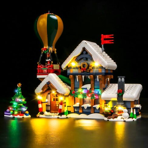 Light Compatible with Lego Santa's Post Office, Lighting Set Accessories Compatible with Lego 10339, No Models Only Light (Upgraded RC Version) in Saudi Arabia