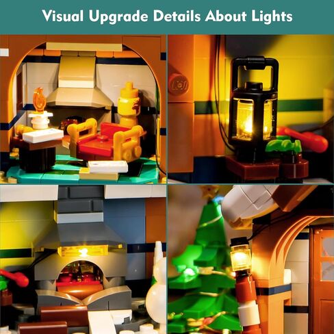 ضوء متوافق مع مكتب بريد LEGO Santa ، إكسسوارات مجموعة الإضاءة متوافقة مع LEGO 10339 ، لا توجد نماذج فقط الضوء (إصدار RC تمت ترقيته) in Saudi Arabia