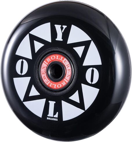 YOLO Inline Skate Wheels (2-Pack) - Use on Roller Blades, RipStiks, Luggage, Baggage or Wheelchairs (80mm) in Saudi Arabia