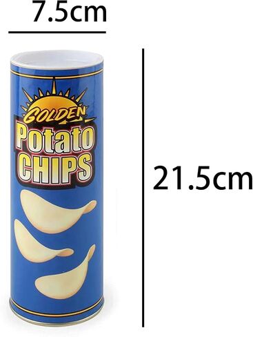 The Potato Chip Snake Can Jump Spring Snake Toy Gift April Fool Day Halloween Christmas time Party Decoration Jokes in A Can Gag Gift Prank Blue (Color) in Saudi Arabia