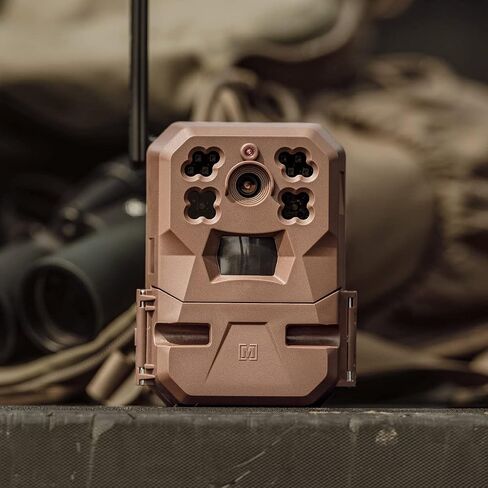 كاميرا Moultrie Mobile Edge الخلوية - 3 عبوات - اتصال تلقائي - تغطية على مستوى البلاد - فيديو بدقة 720 بكسل مع صوت - ذاكرة مدمجة - تخزين سحابي - فلاش LED منخفض التوهج 80 قدمًا in Saudi Arabia