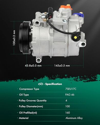 SCITOO CO 21671C ضاغط التيار المتردد لـ Ch-evrolet Express 2500 4.8L لـ GMC Savana 2500 2006-2016 لـ H-ummer H2 لـ GMC Yukon XL 1500 6.2L 2009 in Kuwait