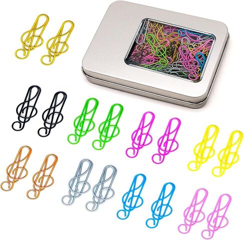 100 Pcs Gold Heart Paper Clips, Heart Lovers Gift for Women in Saudi Arabia