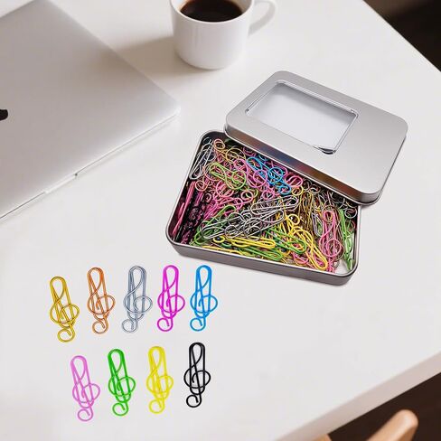 100 Pcs Gold Heart Paper Clips, Heart Lovers Gift for Women in Saudi Arabia