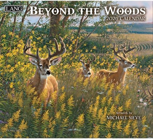 Lang Companies, Beyond the Woods 2026 Wall Calendar by Michael Sieve, 13.4'' X 12'', 12-Month Calendar with Stapled Binding in Saudi Arabia