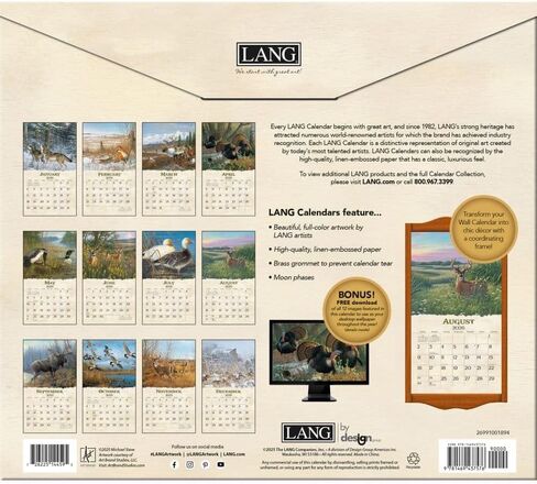 Lang Companies, Beyond the Woods 2026 Wall Calendar by Michael Sieve, 13.4'' X 12'', 12-Month Calendar with Stapled Binding in Saudi Arabia