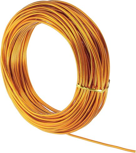 Meccanixity 9 Gauge 3mm الألمنيوم سلك ، 80 قدمًا سلكًا للمسلح المعدني القابل للانحناء للمجوهرات التي تصنع الديك in Kuwait