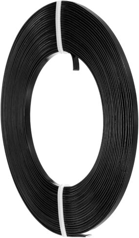 MECCANIXITY Aluminum Flat Wire, 3mm 18 Gauge Bendable Nose Wire Soft Craft Jewelry Wire for Jewelry Making Handmade Crafts DIY Bezel Sculpting, 2 Roll, Light Pink in Saudi Arabia