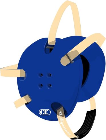 Cliff Keen Two-Tone Signature Wrestling Headgear - COLOR: Black/Scarlet in Kuwait