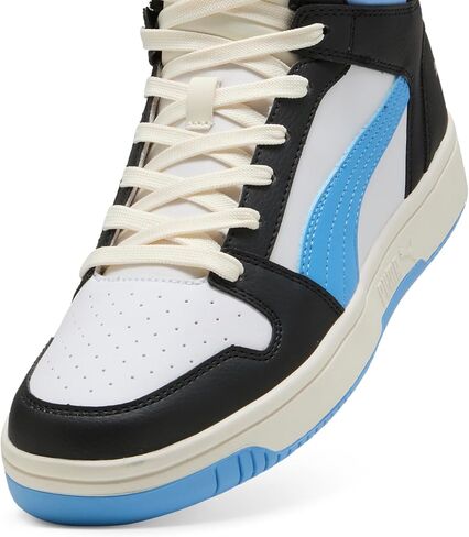 PUMA Men's Rebound Layup Sneaker, Dark Myrtle Black White, 13 in Saudi Arabia