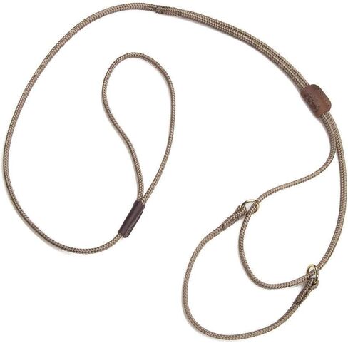 Mendota Pet Show Martingale Style Leash - Leash & Collar Combo, Made in The USA - Tan, 12 in x 1/8 in x 40 in in Kuwait