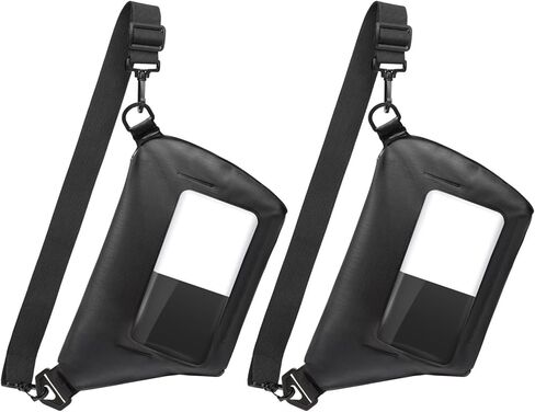 حقيبة جافة مقاومة للماء باللون F - حقيبة علوية قابلة للطي مقاومة للماء تحافظ على جفاف المعدات للتجديف بالكاياك والشاطئ والتخييم وصيد الأسماك وحقيبة جافة خفيفة الوزن مع حافظة هاتف مقاومة للماء، 5L/10L/20L/30L/40L in Kuwait