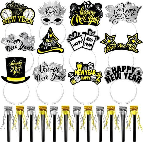 Openfly New Year Seed Supplies 2025 Happy New Year Headband Tiara New Year New Makers Makers Form in Kuwait