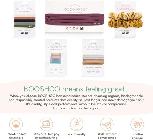 Head-Band for Men and Women - Durable, Plant-Based Hair Accessory - Versatile Sports Sweatband - Elastic Thick Sweat Band for Women & Men - Great for Running, Yoga, Exercise, etc in Saudi Arabia
