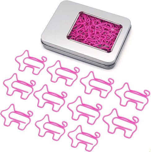 60 Squirrel Paper Clips Bookmarks, Squirrel Office Supplies Gifts in Saudi Arabia