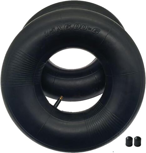 2-Pack 4.10/3.50-4 Inner Tube with TR-87 Bent Valve Stem for Wheelbarrows, Mowers, Hand Trucks,Heavy Duty and More 3.50-4 Tire in Saudi Arabia