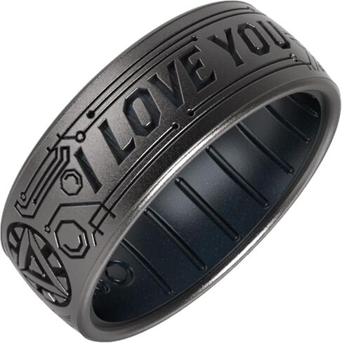 Enso Rings Marvel Dualtone Silicone Ring - Safe, Breathable Design - Featuring Fan-Favorite Marvel Superheroes in Kuwait