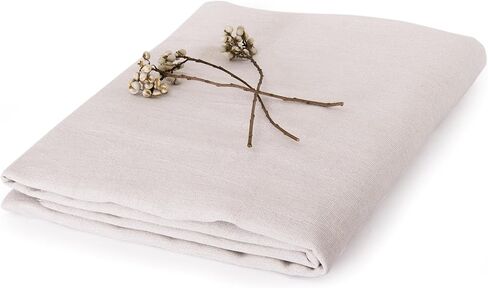 Linen Fabric by The Yard - 3 Yard Linen Embroidery Fabric Plain Solid Color Cloth, 62 Inch Wide Cloth for Needlework, Quilting, Embroidery, Curtain, Garments Craft, Bright White in Kuwait