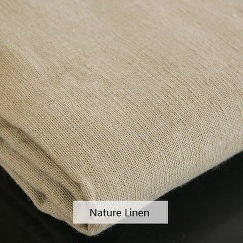 Linen Fabric by The Yard - 3 Yard Linen Embroidery Fabric Plain Solid Color Cloth, 62 Inch Wide Cloth for Needlework, Quilting, Embroidery, Curtain, Garments Craft, Bright White in Kuwait