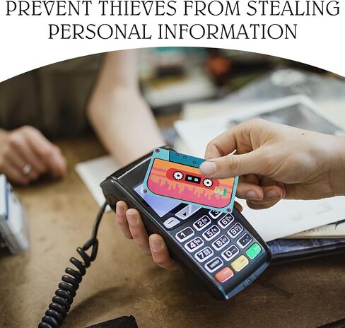 4pcs مجموعة بطاقة الائتمان البشرة ، مقاوم للماء لبطاقة الملصقات ملصقات لعبة ملصقات بطاقة البنك جلود - أسود in Kuwait
