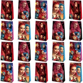 Optiacan 20pcs Rise of Red Goodie Bags, Descendants Themed Party Bags for Boys Girls Kids Party Decorations (20)