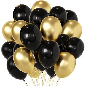 Dusty Blue Balloons, 50pcs 12 Inch Dusty Light Blue Gold Balloons Sand White Metallic Gold Latex Balloon for Boys Baby Shower Birthday Anniversary Wedding Boho Party Decorations in Kuwait
