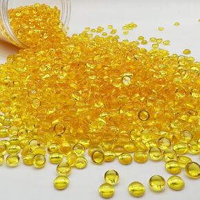 7mm 3500pcs أكريليك رخامات مسطحة الأحجار الكريمة الزخرفية ， حبات المزودات لحفل الزفاف ، وترتيب الأزهار ، وديكور أسماك السمك ، وحامل الشموع